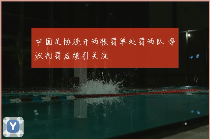 中国足协连开两张罚单处罚两队 争议判罚后续引关注
